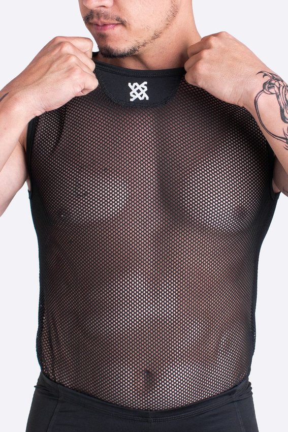 Camiseta HUPI Segunda Pele Preto Thermal Unissex