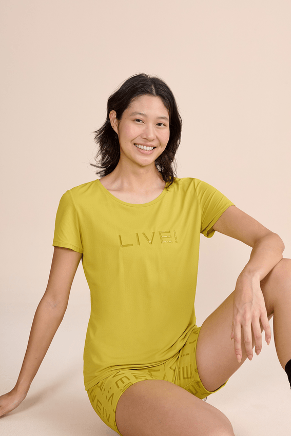 Camiseta Icon Comfort Verde Limão