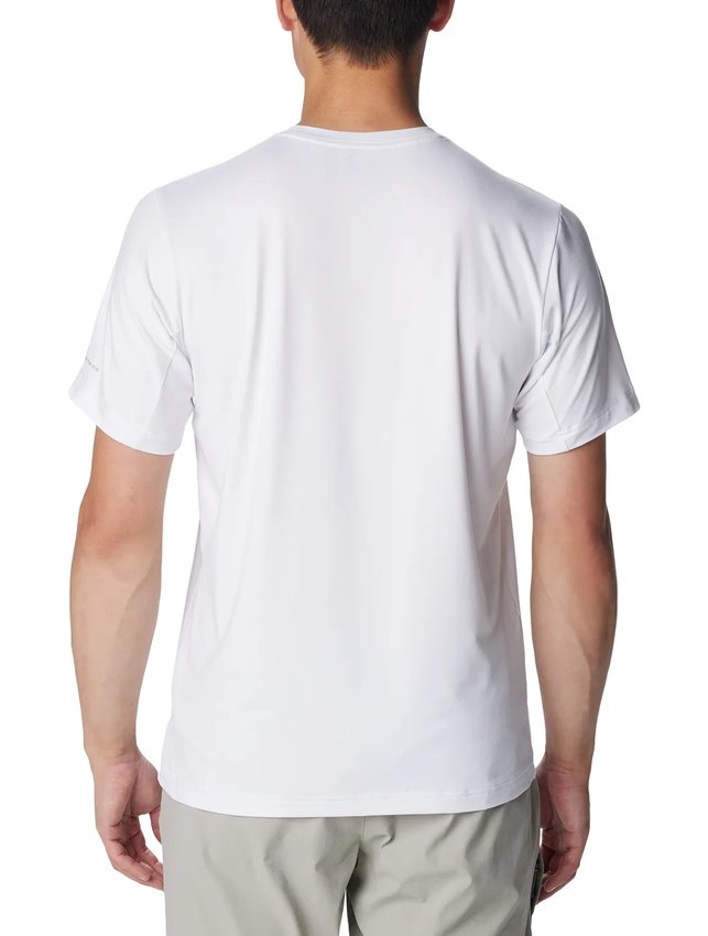 Camiseta Columbia Masculina Tech Trail Crew Neck II Branca