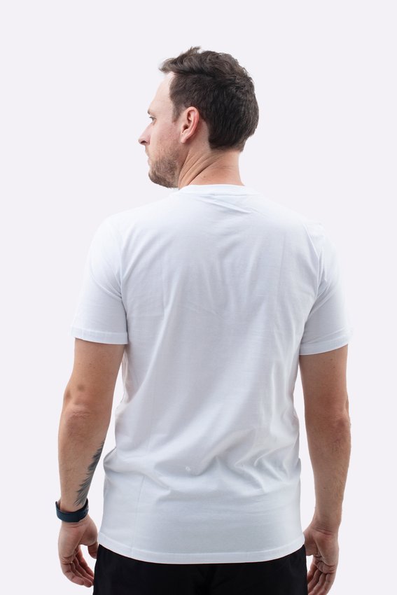 Camiseta Masc. Fila Regular Letter Premium Branca