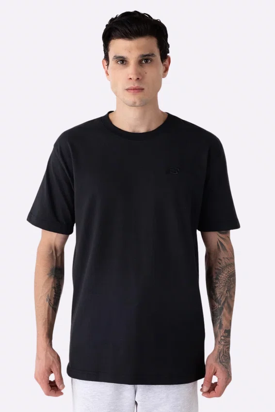 Camiseta New Balance Small Logo Masculina Preta
