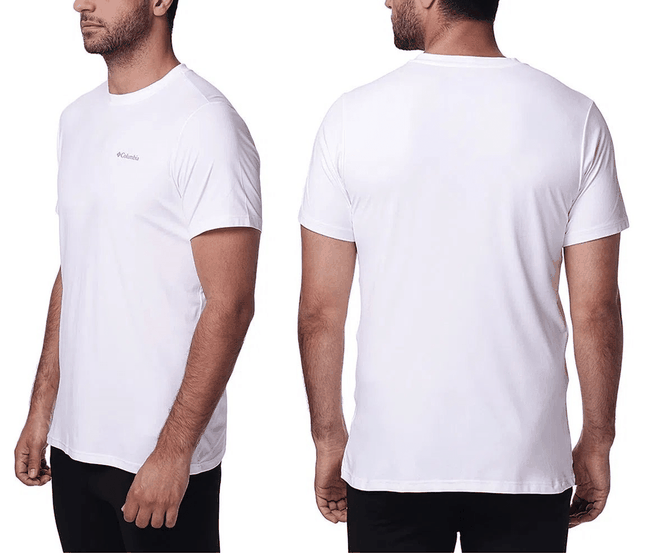 Camiseta Masculina Columbia Neblina FPS 50 Branco