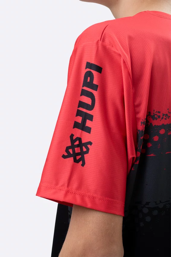Camiseta Masculina HUPI Bike Naja Preto/Vermelho