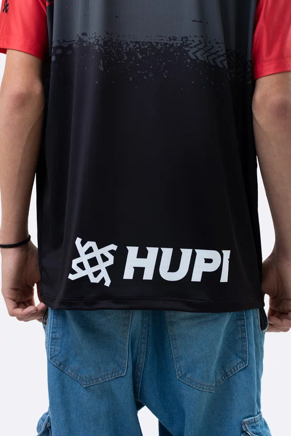 Camiseta Masculina HUPI Bike Naja Preto/Vermelho