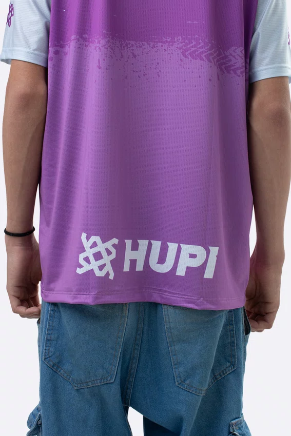Camiseta Masculina HUPI Bike Naja Roxo/Branco