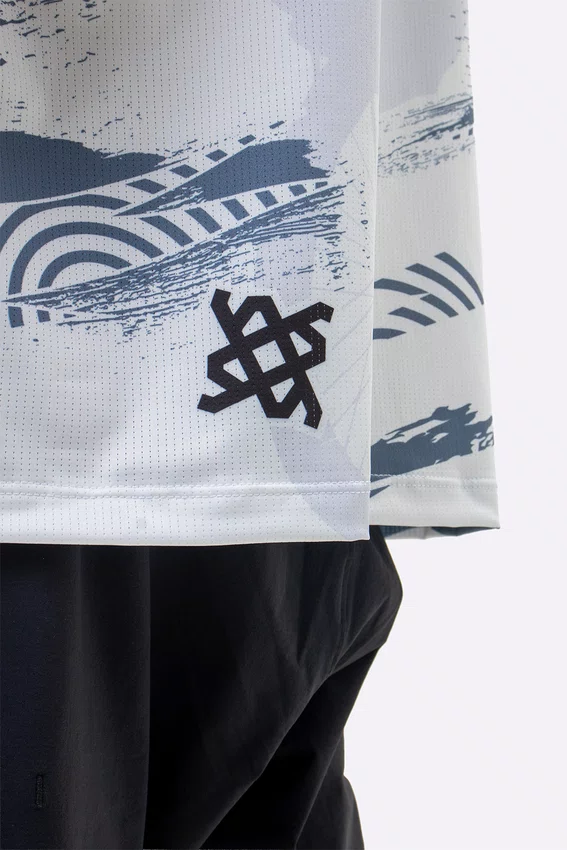 Camiseta Masculina HUPI Bike Naja V10 Branco e Cinza