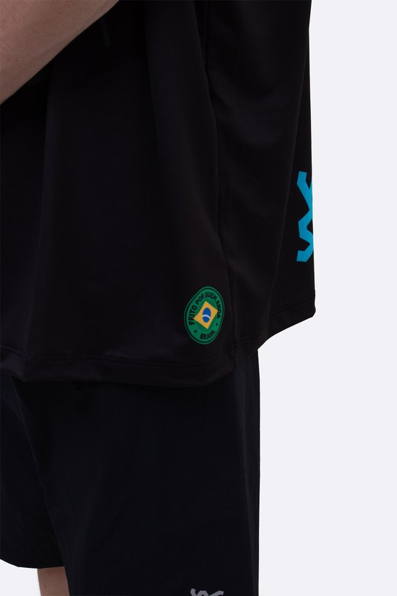 Camiseta Masculina HUPI Naja Preto/Azul