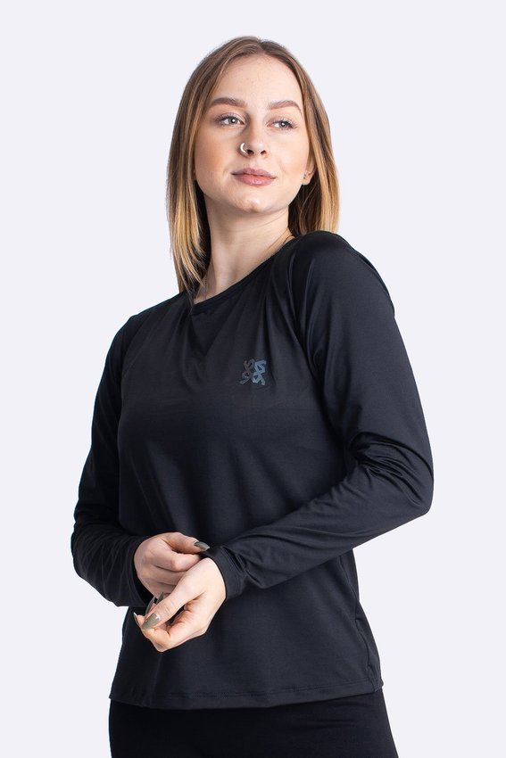 Camiseta Running HUPI Feminino - Manga Longa