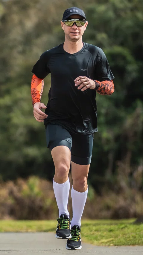 Camiseta Running HUPI Masculina - Manga Curta