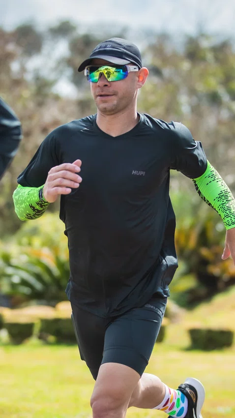 Camiseta Running HUPI Masculina - Manga Curta