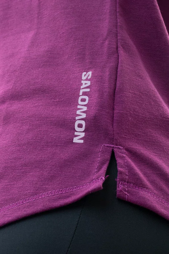 Camiseta Salomon Pulsar SS Tee Roxo Feminina