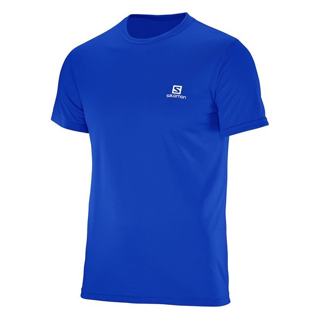 Camiseta Salomon Masculina Sonic SS Tee UV Azul