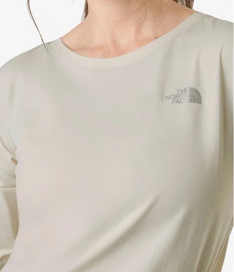 Camiseta Feminina Hyper Tee Manga Longa The North Face – Branca