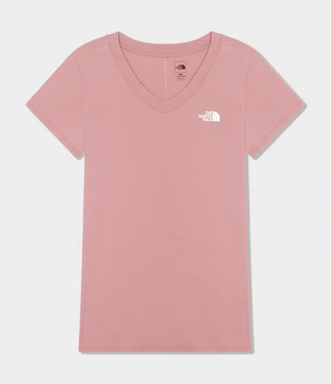 Camiseta The North Face Hyper Tee Crew Cave Feminina Rosa