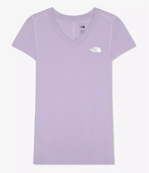 Camiseta The North Face Feminina Hyper Tee V-Neck Lilás