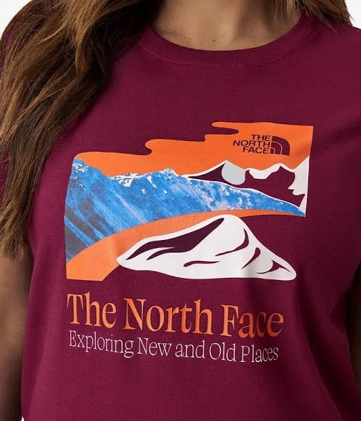 Camiseta The North Face Places We Love Tee Vinho Feminino