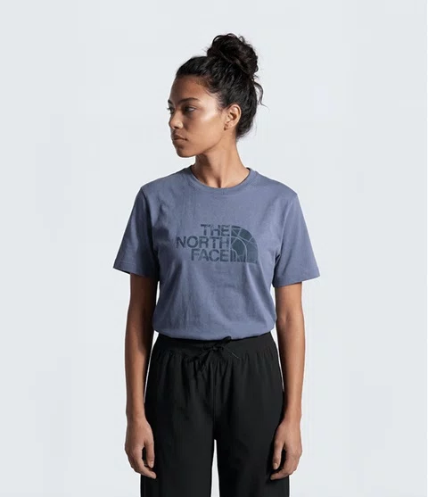 Camiseta Unissex The North Face Evolution Sun Halos Half Dome Roxo