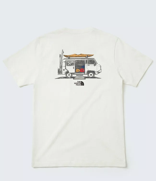 Camiseta The North Face Evolution Van Life Off White