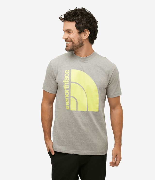 Camiseta The North Face Unissex Jumbo Half Dome Tee Cinza