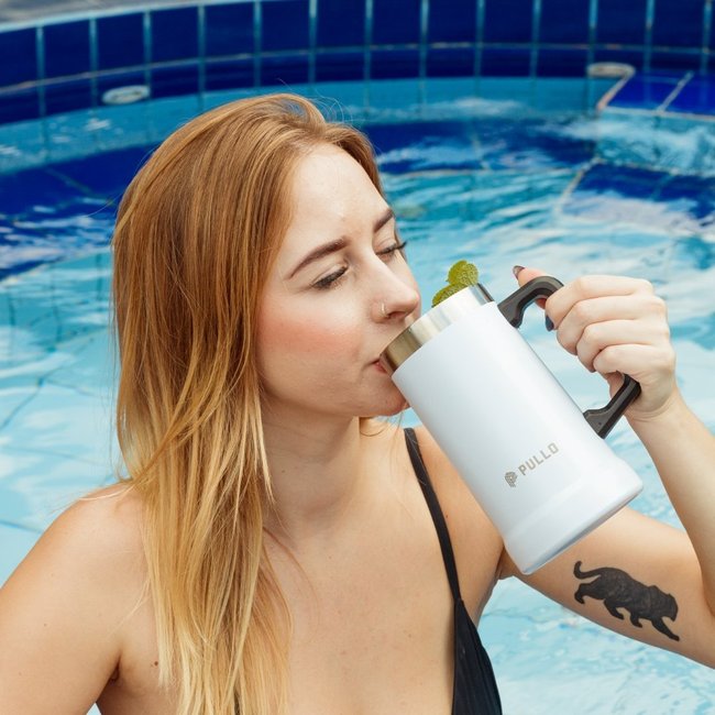 Caneco Térmico Pullo Prosit 700ML Branco