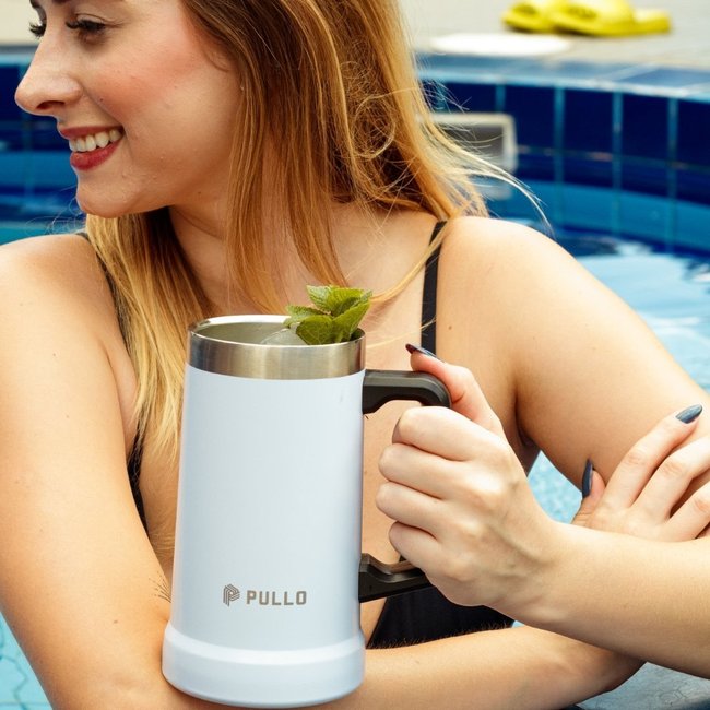 Caneco Térmico Pullo Prosit 700ML Branco