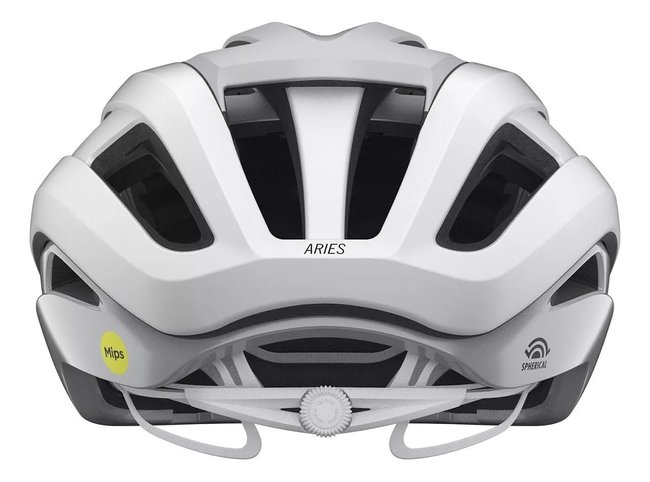 Capacete Ciclismo Giro Aries Spherical Branco Fosco