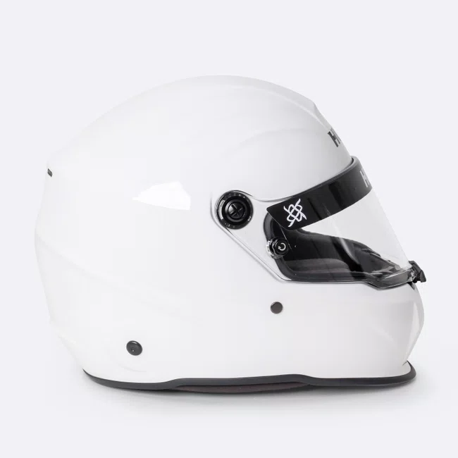 Capacete HUPI Automobilismo Evo Mid Air Branco Selo FIA