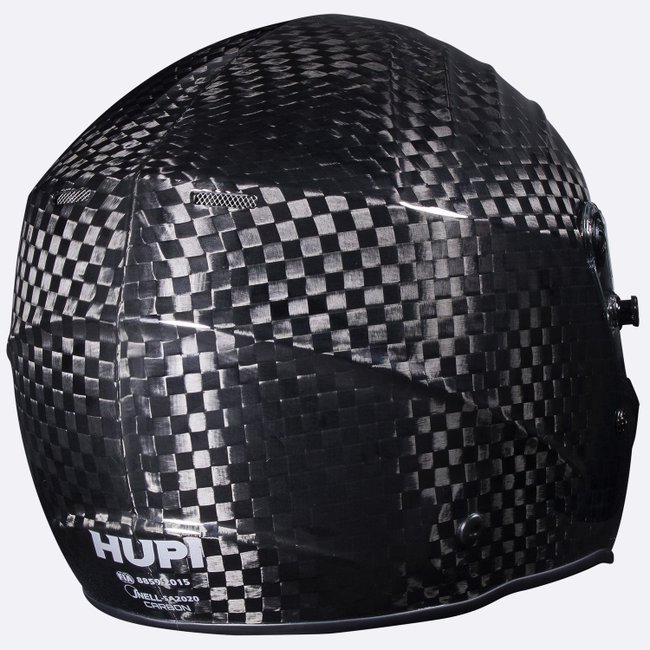 Capacete HUPI Automobilismo Evo Carbono 12k Selo FIA