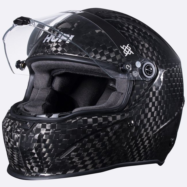Capacete HUPI Automobilismo Evo Carbono 12k Selo FIA