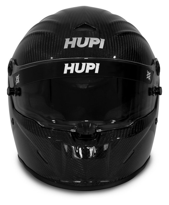 Capacete HUPI Automobilismo Evo Carbono Preto