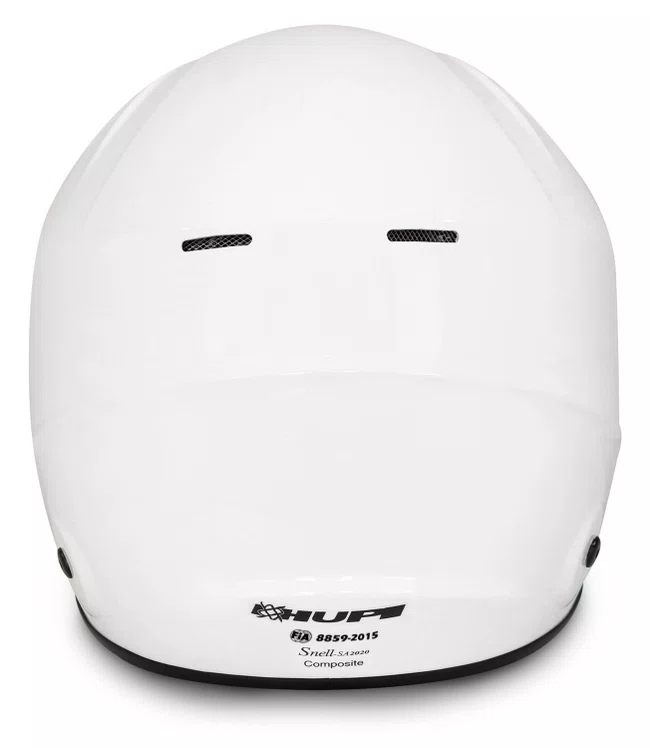 Capacete HUPI Automobilismo Evo Composite Branco Selo FIA
