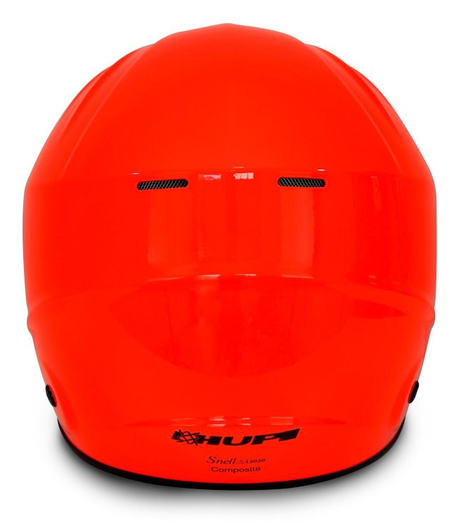 Capacete HUPI Automobilismo Evo Composite Laranja Selo FIA