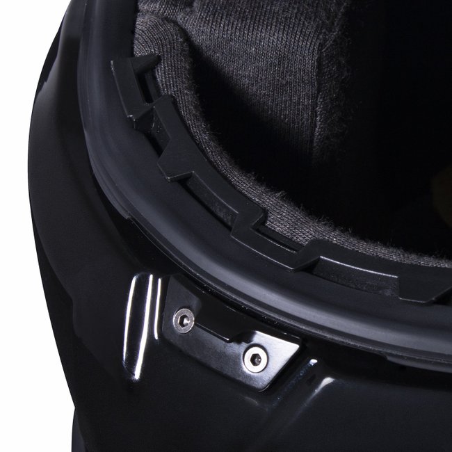 Capacete HUPI Automobilismo Evo Composite Preto Brilhante Selo FIA