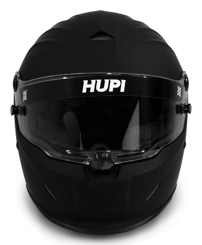 Capacete HUPI Automobilismo Evo Composite Preto Fosco
