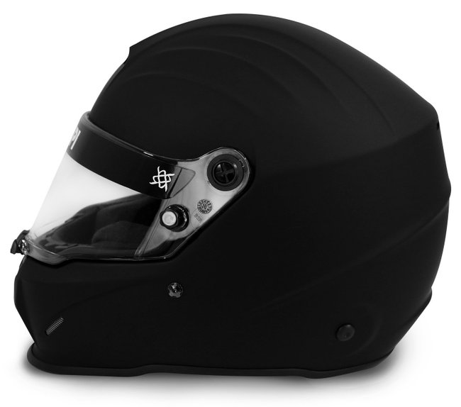 Capacete HUPI Automobilismo Evo Composite Preto Fosco