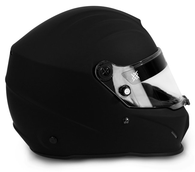 Capacete HUPI Automobilismo Evo Composite Preto Fosco