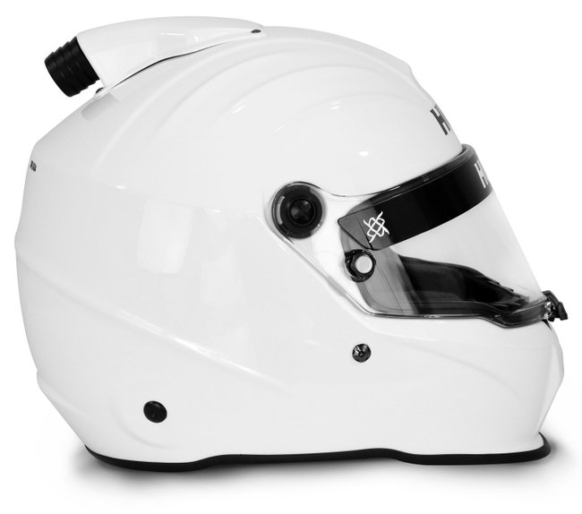 Capacete HUPI Automobilismo Evo Composite Top Air Branco