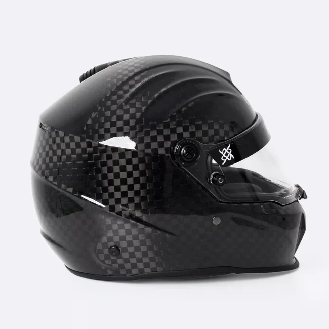 Capacete HUPI Automobilismo Evo Mid Air Carbono 12k Selo FIA