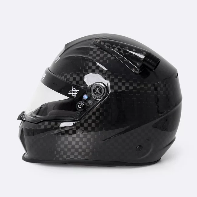 Capacete HUPI Automobilismo Evo Mid Air Carbono 12k Selo FIA
