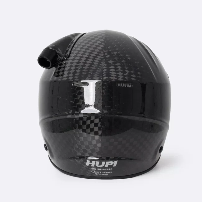 Capacete HUPI Automobilismo Evo Mid Air Carbono 12k Selo FIA