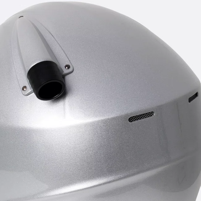 Capacete HUPI Automobilismo Evo Mid Air Prata Selo FIA