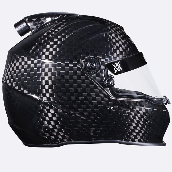 Capacete HUPI Automobilismo Evo Top Air Carbono 12K Selo FIA