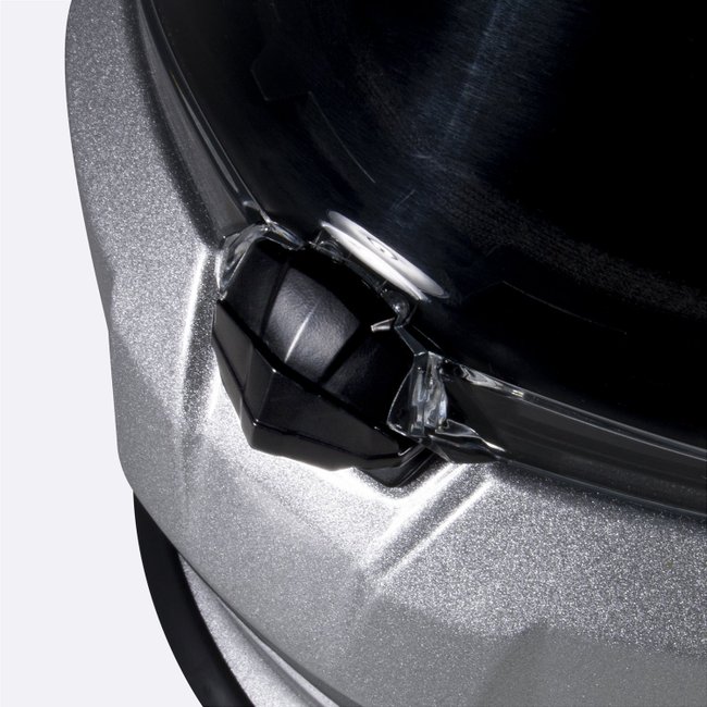 Capacete HUPI Automobilismo Evo Composite Top Air Prata Selo FIA
