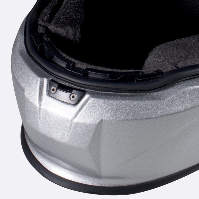 Capacete HUPI Automobilismo Evo Composite Top Air Prata Selo FIA