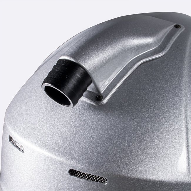 Capacete HUPI Automobilismo Evo Composite Top Air Prata Selo FIA