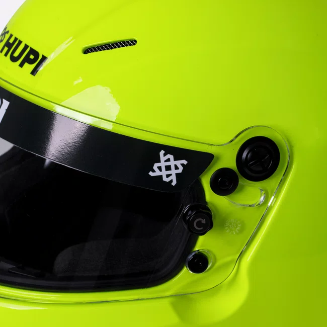 Capacete HUPI Automobilismo IXP Amarelo