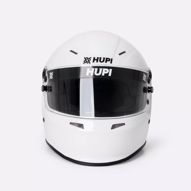 Capacete HUPI Automobilismo IXP Branco