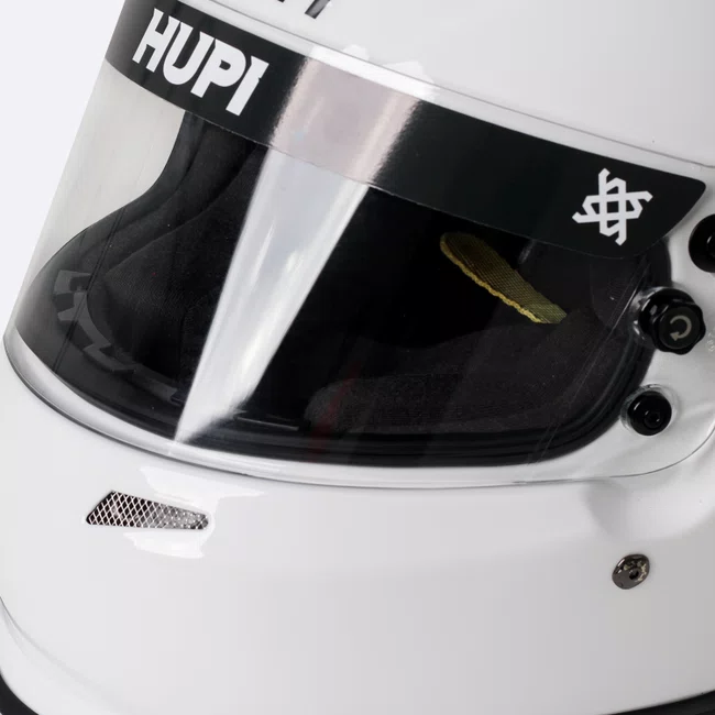 Capacete HUPI Automobilismo IXP Branco
