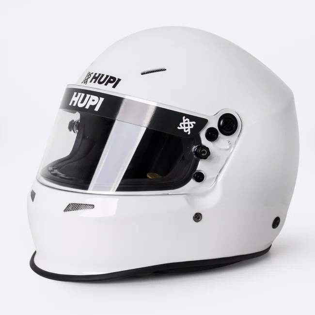 Capacete HUPI Automobilismo IXP Branco