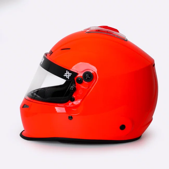 Capacete HUPI Automobilismo IXP Laranja